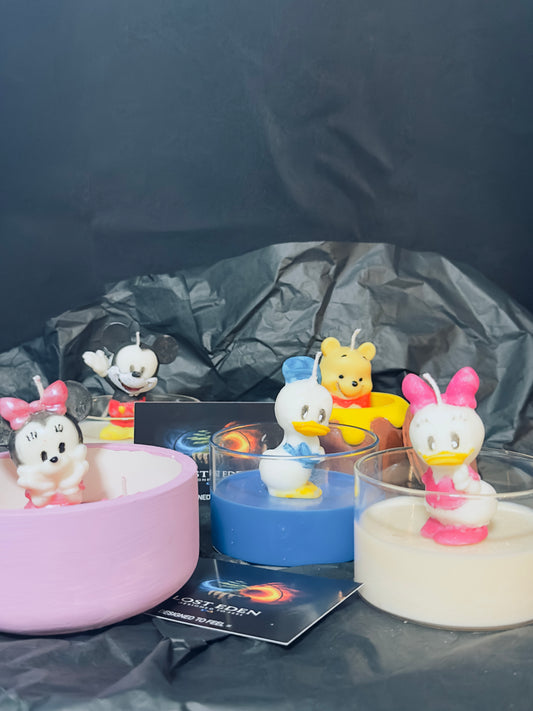 Disney Inspired Character Candle – Handmade Soy Wax – Lost Eden